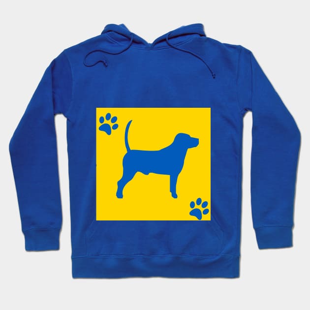 DOGS STAND FOR PEACE IN UKRAINE Hoodie by THE HAPPIEST OF PUPPIES